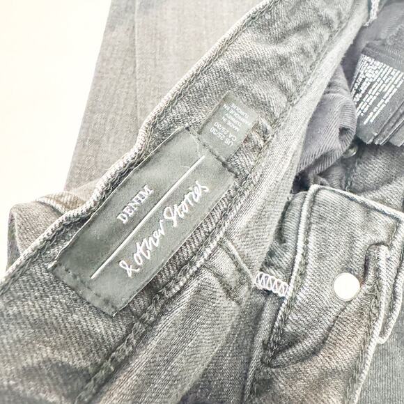& Other Stories Denim Charcoal Black Jeans Skinny Zip Fly Size 25 x 30 - Picture 6 of 8